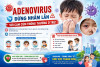 ADENOVIRUS – ĐỪNG NHẦM LẪN VỚI CẢM CÚM THÔNG THƯỜNG Ở TRẺ!