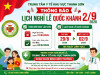 THÔNG BÁO LỊCH NGHỈ LỄ QUỐC KHÁNH 02/9/2026