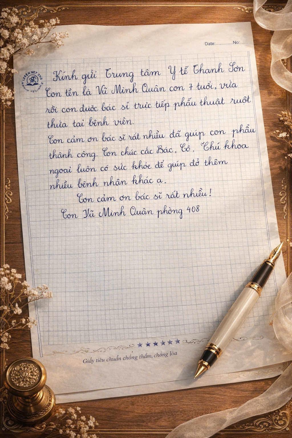 HẠNH PHÚC GÓI GỌN TRONG MỘT BỨC THƯ