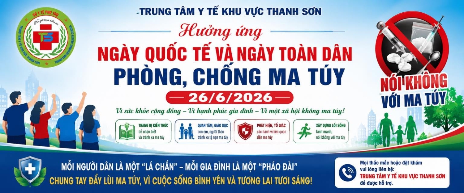 HƯỞNG ỨNG NGÀY QUỐC TẾ VÀ NGÀY TOÀN DÂN PHÒNG, CHỐNG MA TÚY 26/6/2026